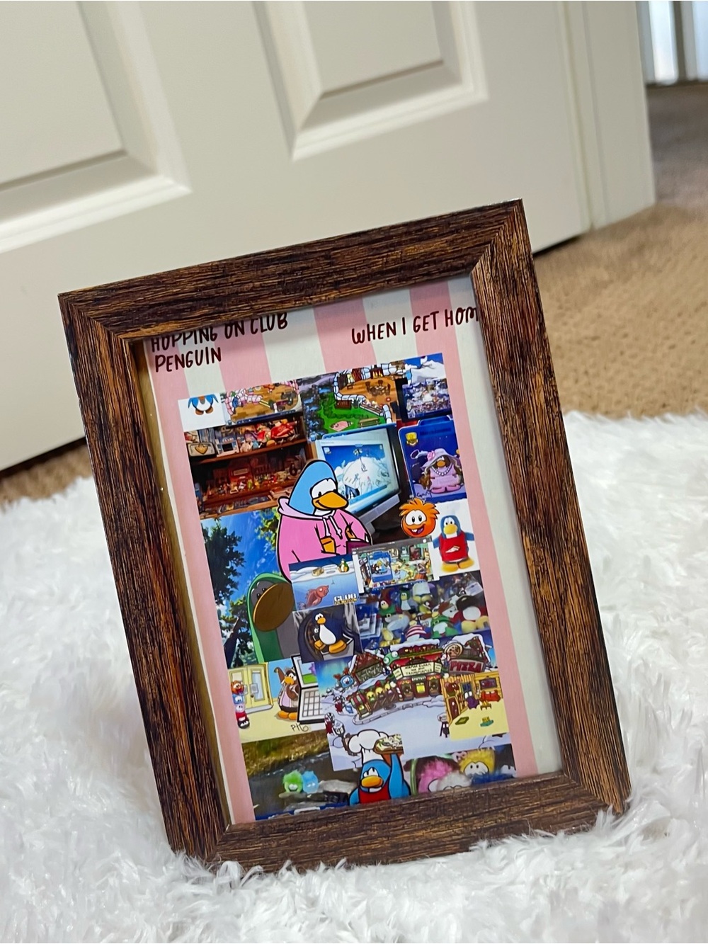 Club Penguin moments collage